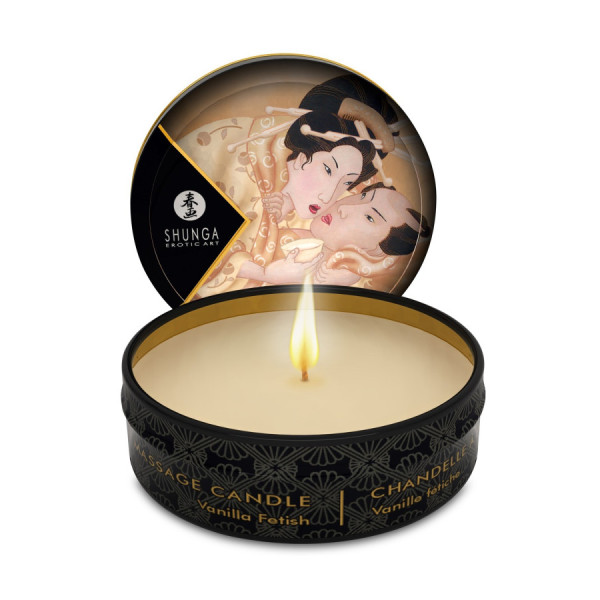 Mini bougie de massage vanille 30ml 